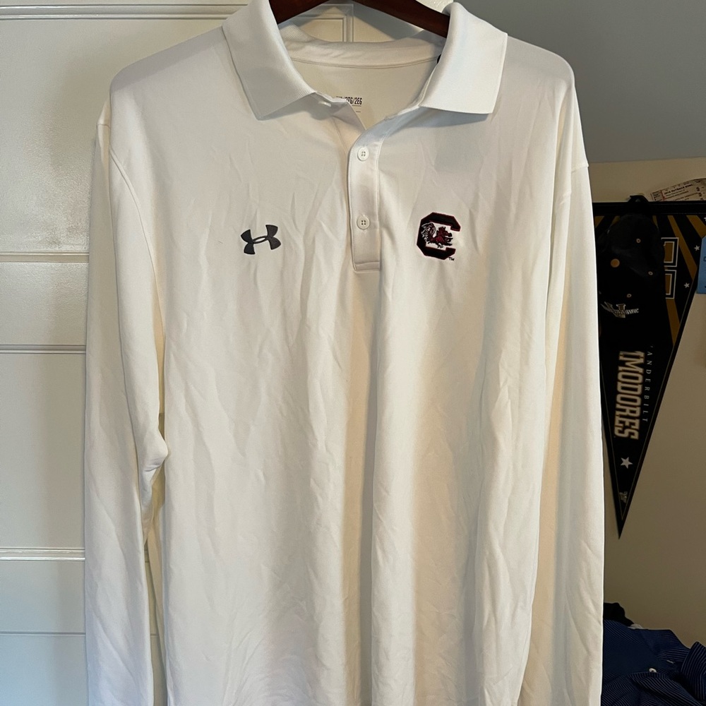 Under Armour University of South Carolina, long sleeve polo.